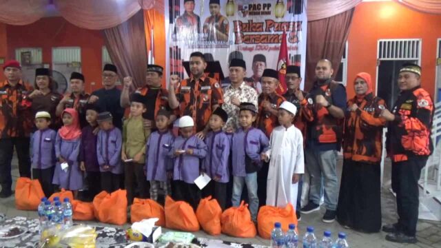 PAC Pemuda Pancasila Medan Denai Bagi 1.300 Paket Sembako dan Gelar Buka Puasa Akbar, Bukti Nyata Kepedulian Guntur Syahputra!